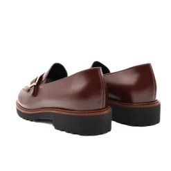 CINZIA VALLE MOCASSINO 10238 PELLE MARRONE