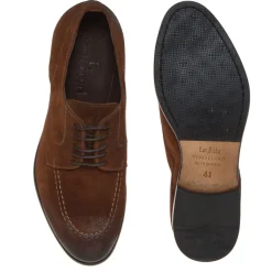 CIRO LENDINI F53 STRINGATA DERBI CAMOSCIO MARRONE