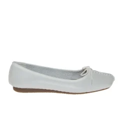 CLARKS BALLERINA FRECKLE ICE 354455 BIANCO