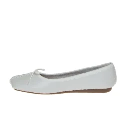 CLARKS BALLERINA FRECKLE ICE 354455 BIANCO