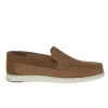 CLARKS BRATTON LOAFER MOCASSINO NUBUCK MARRONE