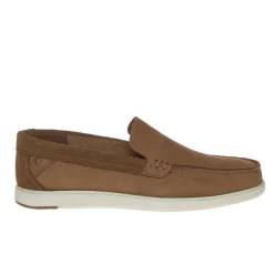 CLARKS BRATTON LOAFER MOCASSINO NUBUCK MARRONE