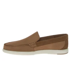 CLARKS BRATTON LOAFER MOCASSINO NUBUCK MARRONE