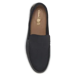 CLARKS BRATTON LOAFER MOCASSINO NABUCK NAVY