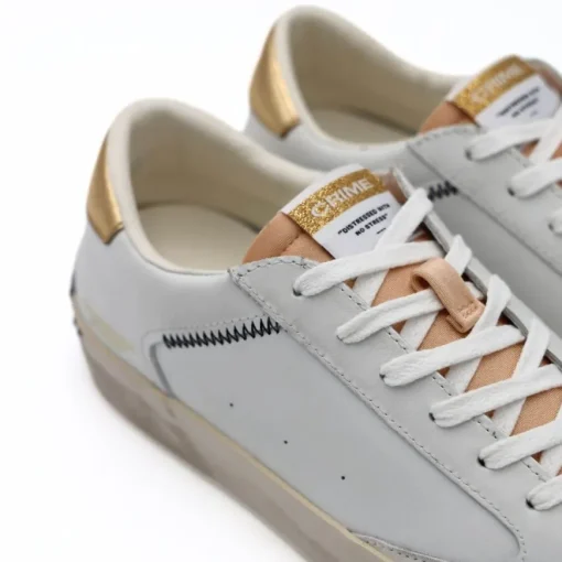 CRIME LONDON SNEAKER 27006 PP6.10 BIANCO