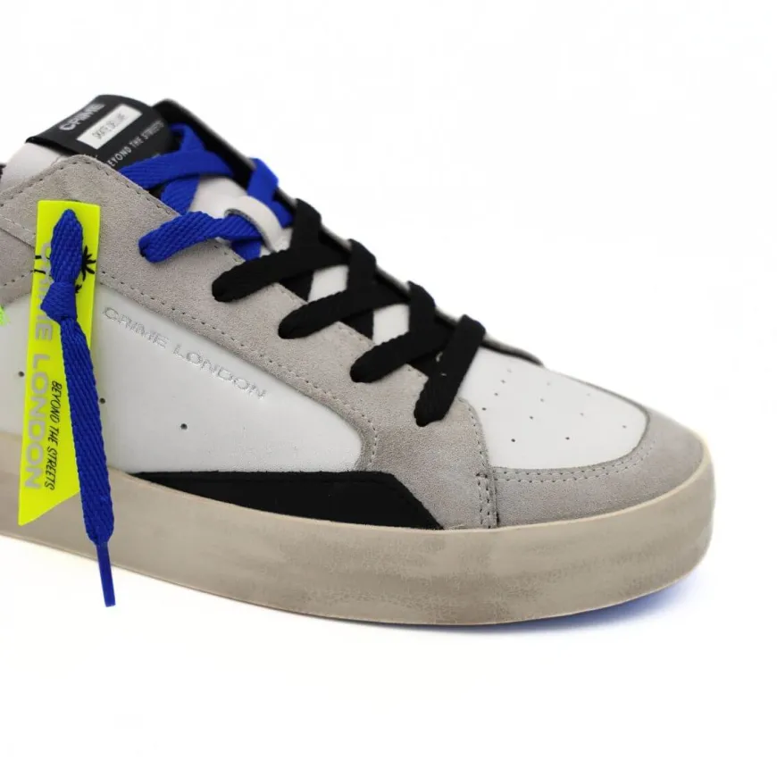 CRIME LONDON SNEAKERS 15102 BIANCO