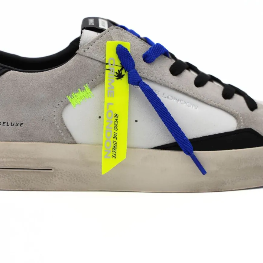 CRIME LONDON SNEAKERS 15102 BIANCO