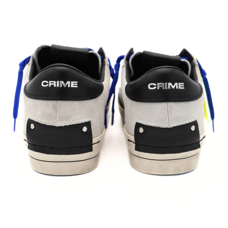 CRIME LONDON SNEAKERS 15102 BIANCO