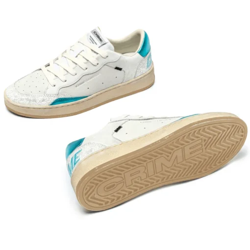 CRIME LONDON SNEAKERS 20202 CHELSEA BIANCO