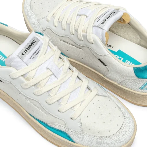 CRIME LONDON SNEAKERS 20202 CHELSEA BIANCO