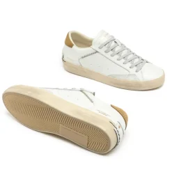 CRIME LONDON SNEAKERS 14006 DISTRESSED BIANCO