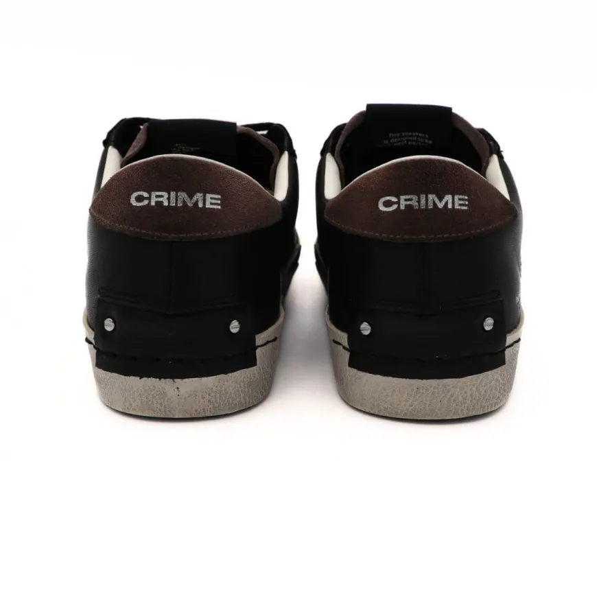 CRIME LONDON SNEAKERS 15004 NERO