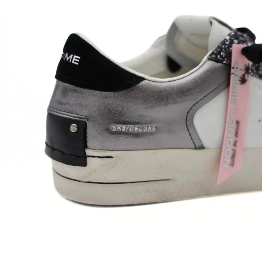 CRIME LONDON SNEAKERS 21107 SKATE GLITTER