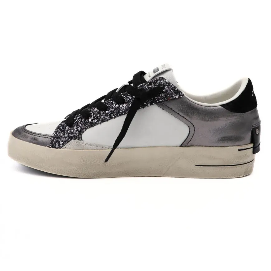 CRIME LONDON SNEAKERS 21107 SKATE GLITTER