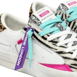 CRIME LONDON SNEAKERS 20105 SK8 DELUXE BIANCO