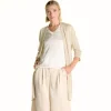 CROCHÈ CARDIGAN CR08317 BEIGE