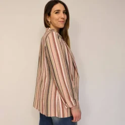 CROCHÈ GIACCA CR06521-163 ROSA