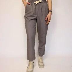 CROCHÈ PANTALONE CR06508-024 GRIGIO