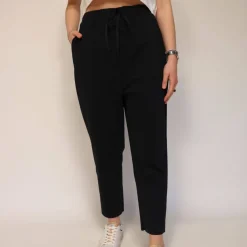 CROCHÈ PANTALONE CR06487-1405 NERO