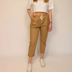 CROCHÈ PANTALONE CR06424-3248 TABACCO