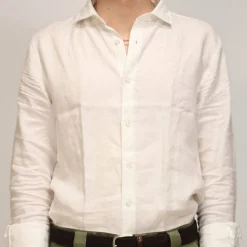 DSTREZZED CAMICIA 303710 BIANCO