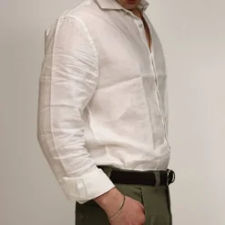 DSTREZZED CAMICIA 303710 BIANCO