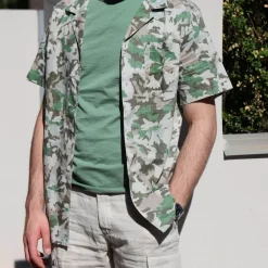 DSTREZZED CAMICIA 311462 CAMOUFLAGE