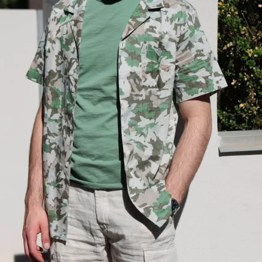 DSTREZZED CAMICIA 311462 CAMOUFLAGE