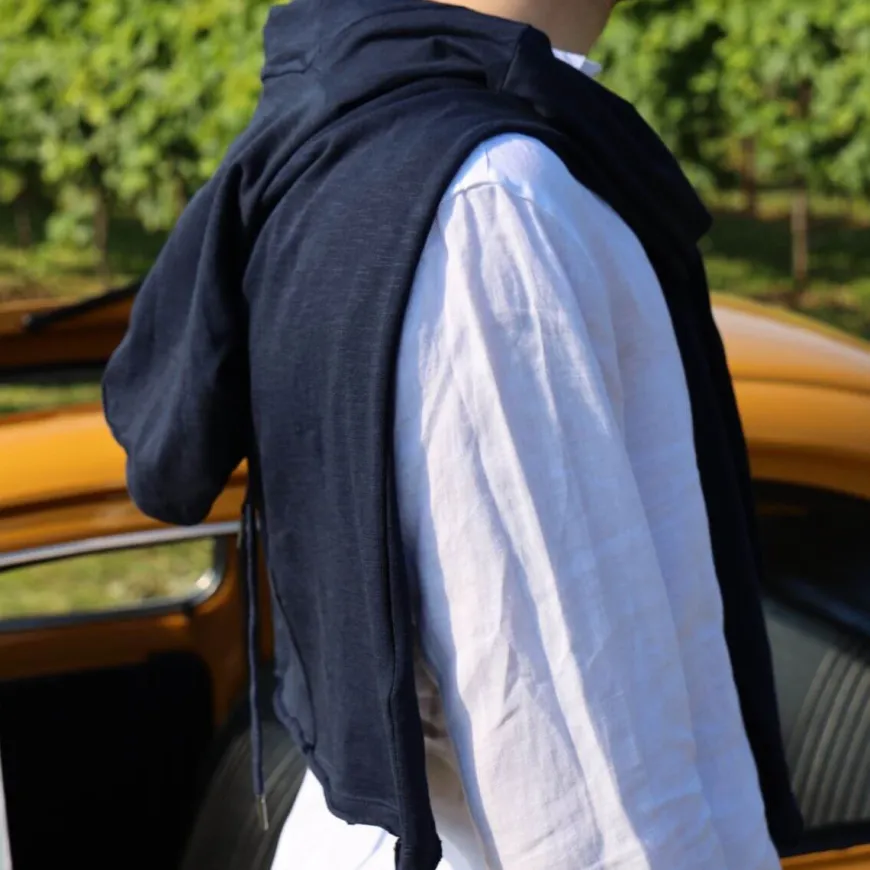 DSTREZZED FELPA 220032 CAPPUCCIO BLU