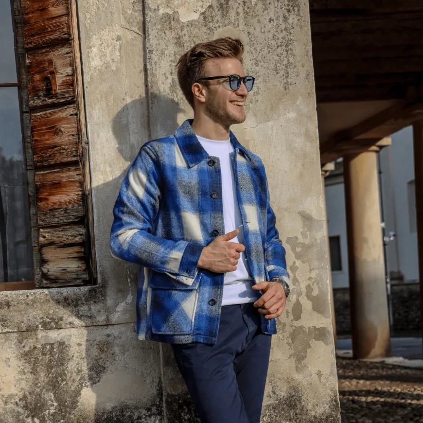 DSTREZZED GIACCA 15012 BLUETTE