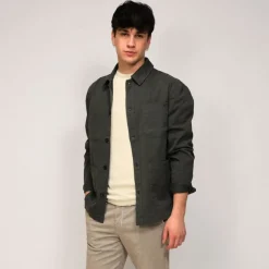 DSTREZZED GIACCA-CAMICIA 150053 BELUGA