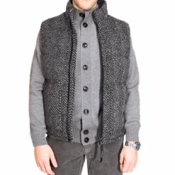 DSTREZZED GILET 121314 811 GRIGIO