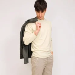 DSTREZZED MAGLIONE 405632 PANNA