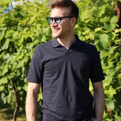 DSTREZZED POLO 240100 BLU