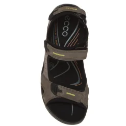 ECCO OFFROAD YUCATAN SANDALO NABUK VERDE-GRIGIO