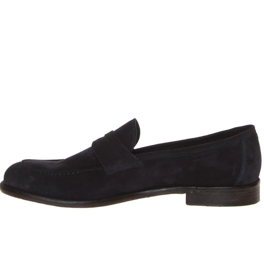 FRANCO FEDELE 6492 COLLEGE UOMO CAMOSCIO BLU