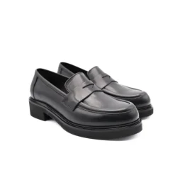 FRANCO FEDELE MOCASSINO D764 MASCHERINA NERO