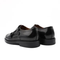 FRANCO FEDELE SLIPON 6555 DUE FIBBIE NERO