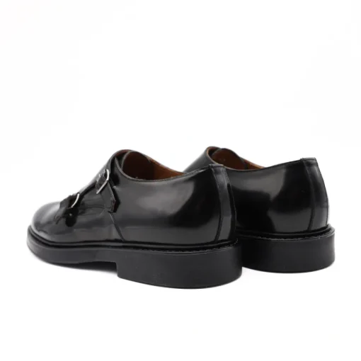 FRANCO FEDELE SLIPON 6555 DUE FIBBIE NERO