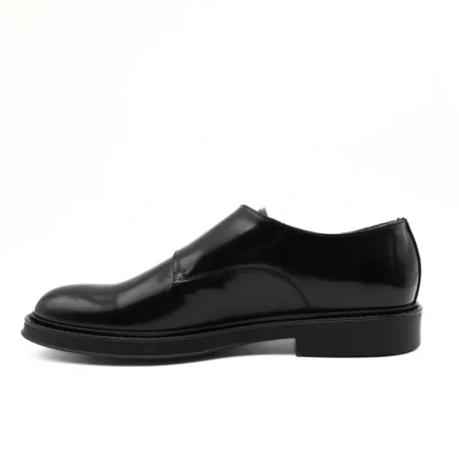 FRANCO FEDELE SLIPON 6555 DUE FIBBIE NERO