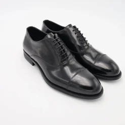 FRANCO FEDELE STRINGATA 2926 SPAZZOLATO NERO