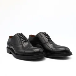 FRANCO FEDELE STRINGATA 6556 SPAZZOLATO NERO