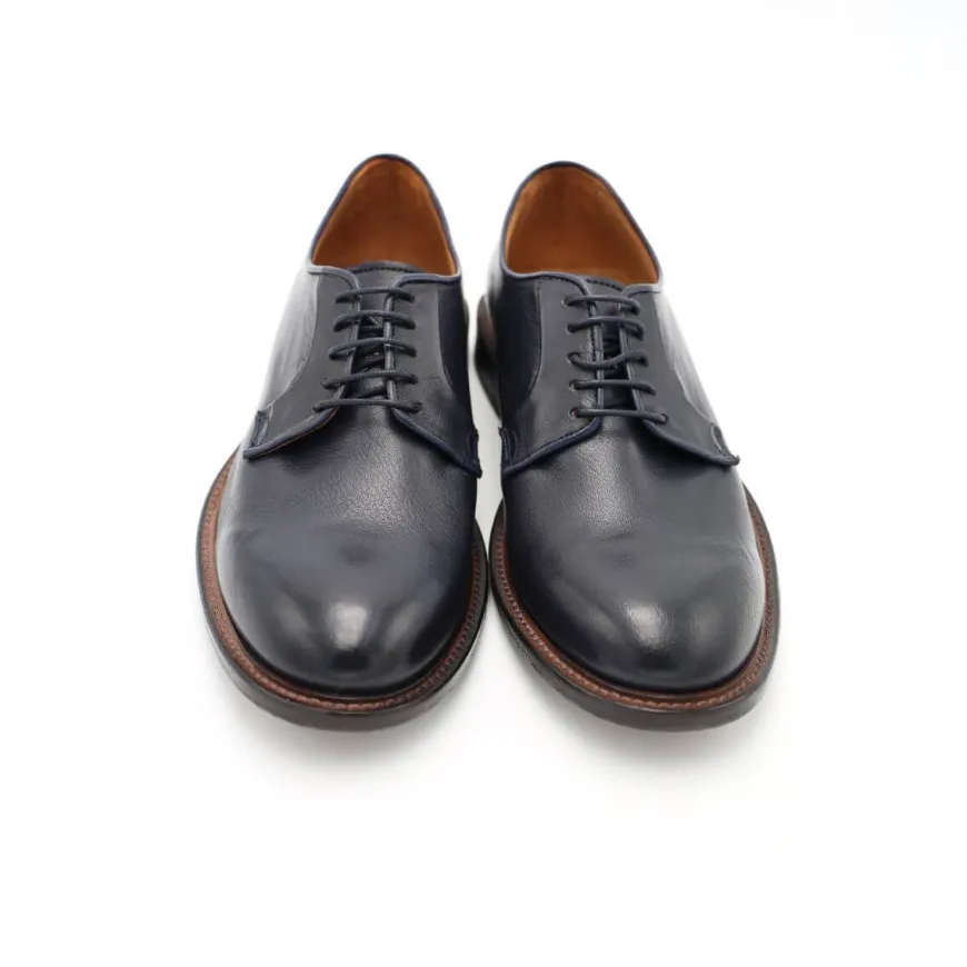 FRANCO FEDELE STRINGATA 6436 DERBY LISCIO BLU