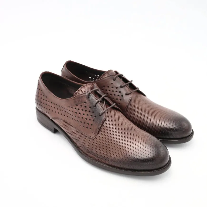 FRANCO FEDELE STRINGATO 6530 FORATO TESTA DI MORO