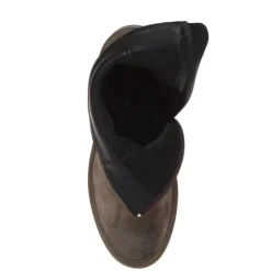 FRAU 80C7 STIVALETTO CAMOSCIO BEIGE TACCO LARGO