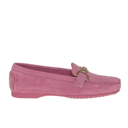 FRAU 68D6 MOCASSINO CAMOSCIO ROSA