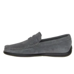 FRAU 14D2 MOCASSINO MASCHERINA CAMOSCIO GRIGIO
