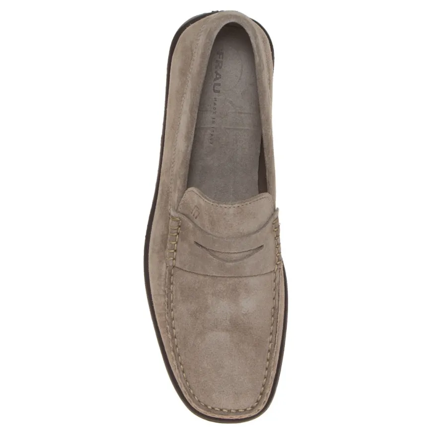 FRAU 14D2 MOCASSINO MASCHERINA CAMOSCIO BEIGE