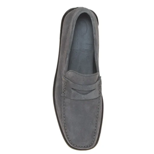 FRAU 14D2 MOCASSINO MASCHERINA CAMOSCIO GRIGIO