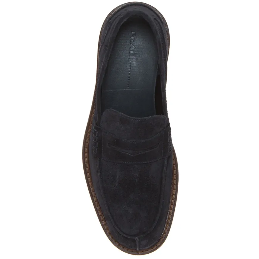 FRAU 76H0 COLLEGE UOMO CAMOSCIO BLU